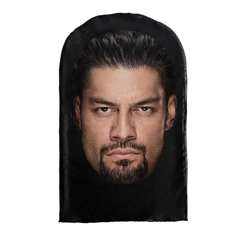 Neue 3D-gedruckte Kanye Maske Drake Elastisches Mesh Vollgesichtsmaske für Unisex Cosplay Kopfbedeckung Party Simulation Sturmhaube Mütze Kopfbedeckung