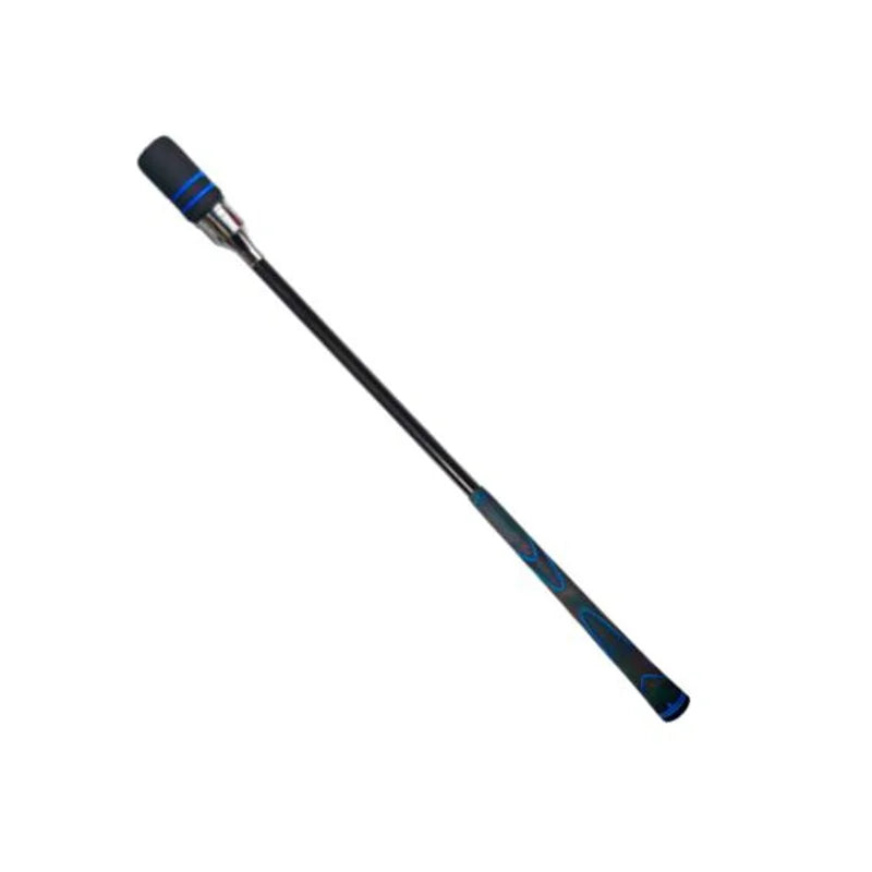 MO EYES Golfschwungtrainer Schwarz Indoor- und Outdoor-Übungsstick Handgriff HGB031