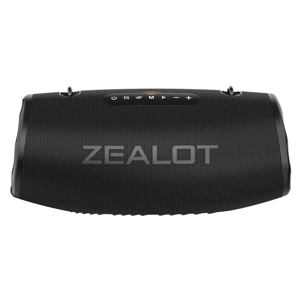ZEALOT-S87 Outdoor Tragbarer kabelloser Bluetooth-Lautsprecher 80 W Hochleistungssubwoofer IPX6 Wasserdicht Camping