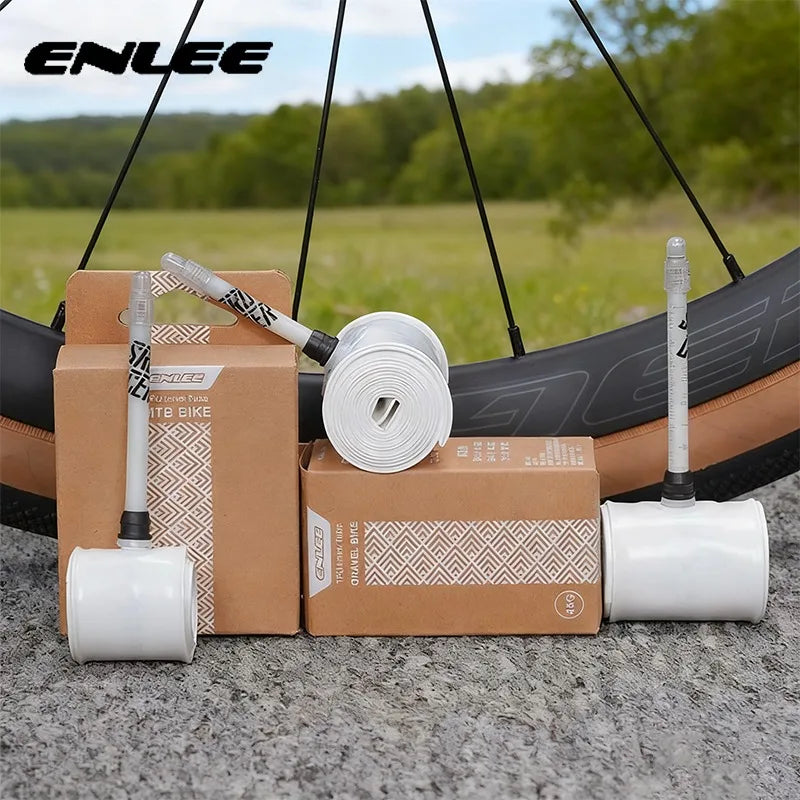 ENLEE Fahrradschlauch TPU Sclaverandventil Rennrad Mountainbike TPU Schlauch Presta Ventil 45mm 65mm 85mm Fahrradschlauch Fahrradteile