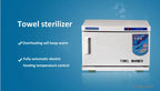 16L Handtuchwärmer Sterilisationsschrank mit UV-Desinfektion für Gesichtssalon Spa Handtuch Warmer Handtuchheizschrank Box 110V/220V