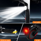 E-Scooter für Erwachsene Höchstgeschwindigkeit 35km/h E-Roller 500W (Spitze 750W) Elektroroller für Erwachsene