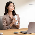 MIJIA Tragbare elektrische Heißwasserflasche 2: 350 ml, 6 Temperaturstufen, 12 Stunden Warmhaltefunktion, Edelstahl 316L, reisefreundlich