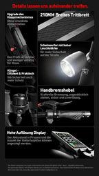 JOYOR T6E Pro ABE Electric Scooter 500W Motor 48V18/26AH 20km/H Range 70km/90km Aluminum alloy body 10” Tires Commute E-Scooter