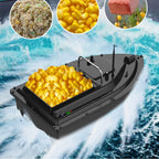 D16 Futterboot mit einzelnem Köderbehälter, automatisches Köderboot mit Fernbedienung, 400–500 m Reichweite, 12000 mAh
