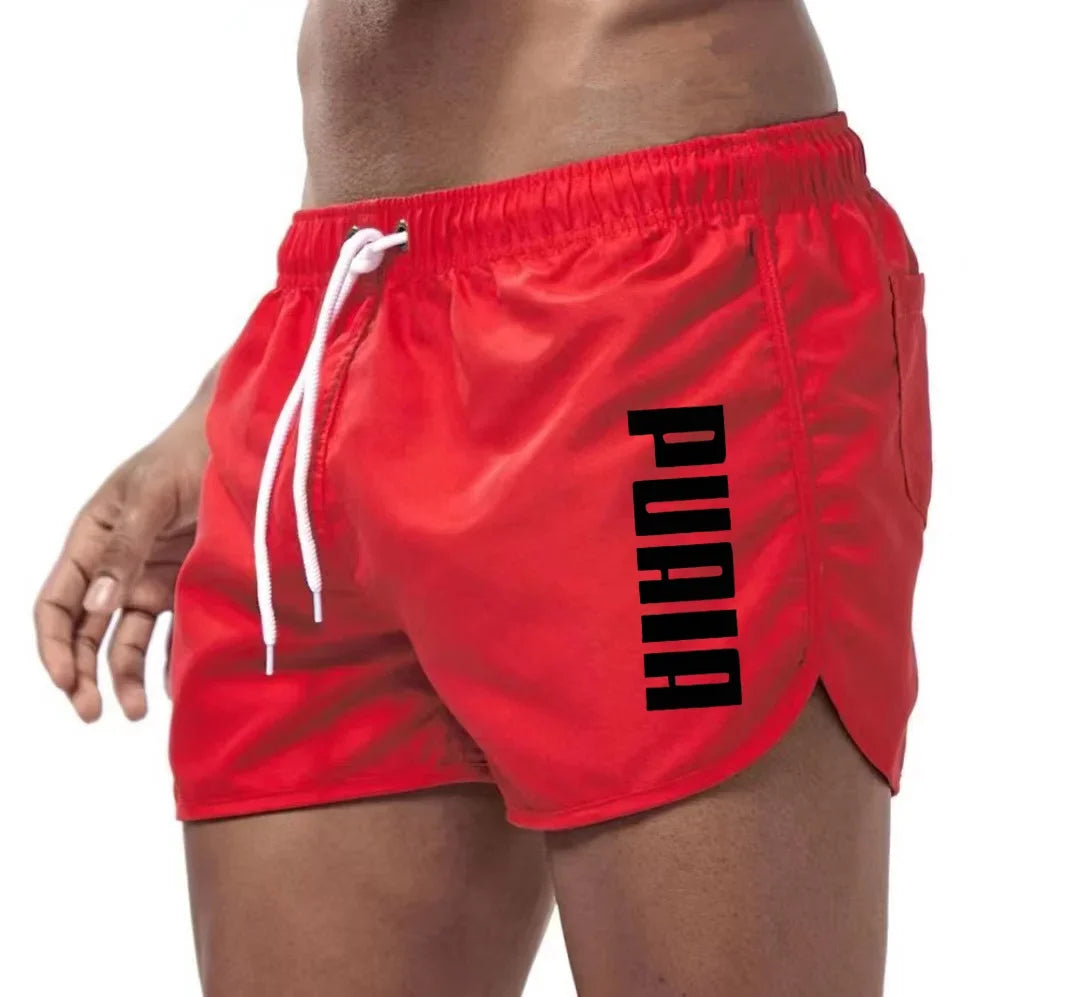 Neue heiße Sommer Badehosen Sport Fitnessstudio Laufshorts Herren Bademode Luxus Strandshorts Schnelltrocknende Herren-Badehosen Boardshorts