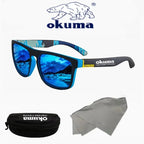 Okuma polarisierte Sonnenbrillen UV400 für Herren und Damen Outdoor-Jagd, Angeln, Autofahren, Radfahren, Sonnenbrillen, optionale Box