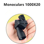Tragbares HD Mini Monokular-Teleskop Hohe Vergrößerung Zoom Outdoor-Fischteleskop für Jagd Camping Bergsteigen