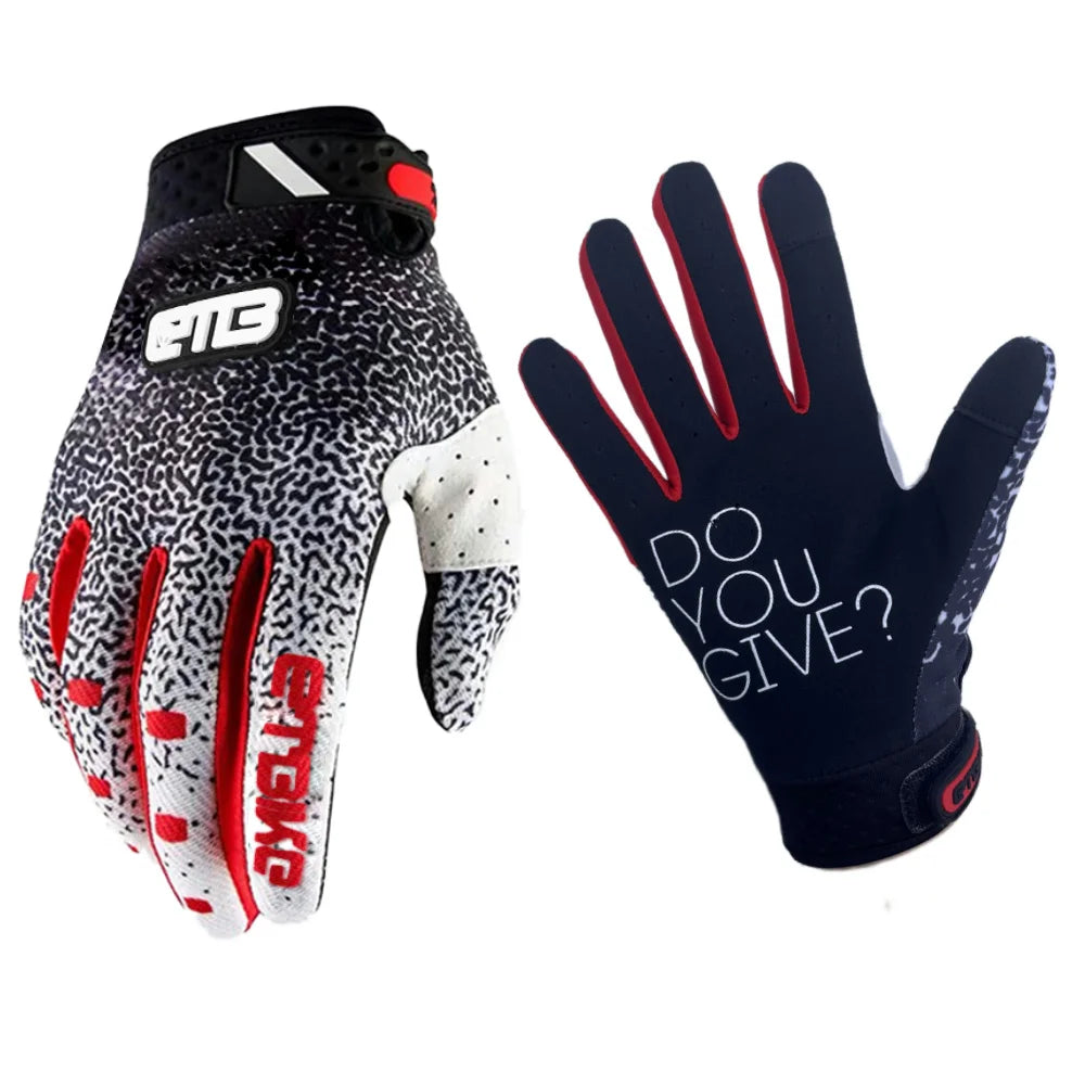 ETBIKE Reithandschuhe, Motorrad Outdoor Sport Offroad, MX Handschuhe MTB DH, Touchscreen-Unterstützung