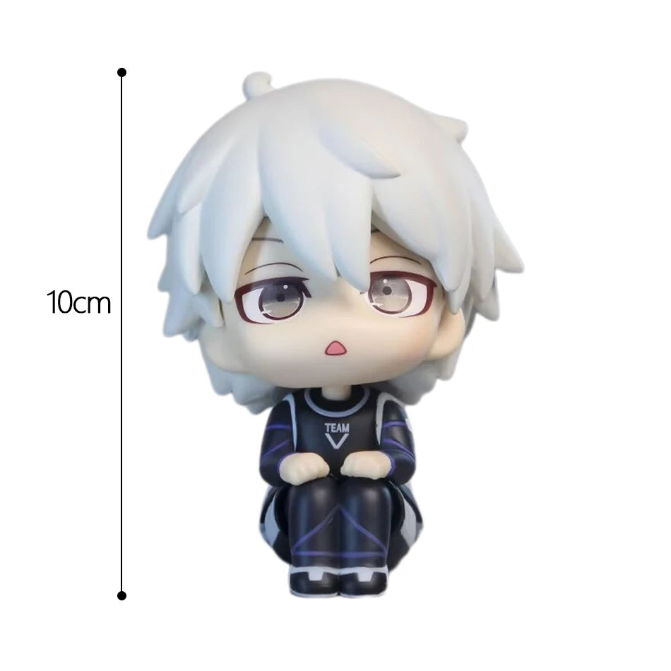 BLUE LOCK Actionfiguren Isagi Yoichi Bachira Meguru Anime Figur Q-Version Figur Sammelmodell Kinderspielzeug Puppen Geschenke