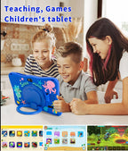 BDF Tablet für Kinder 7 Zoll Android 11 System 32 GB WiFi Bluetooth Dual-Kamera Bildungssoftware installiert mit Schutzhülle