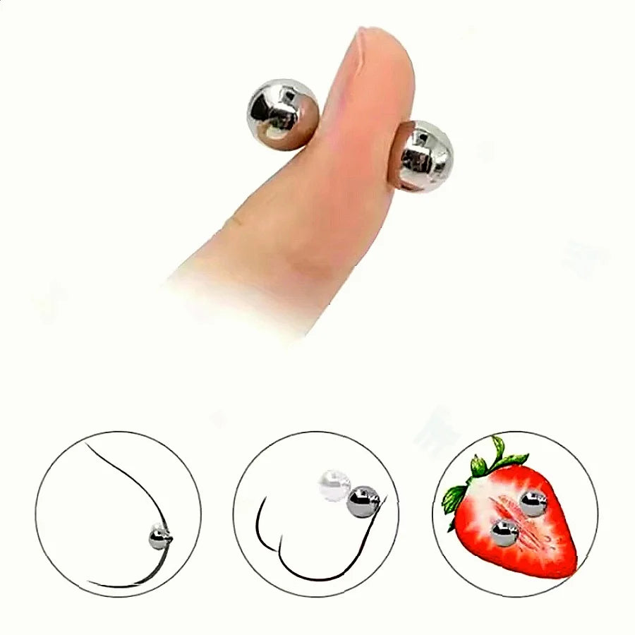 Extrem leistungsstarke magnetische Kugeln, Nippelklemmen, BDSM-Bondage-Stimulator für Klitoris, Schamlippen, Brustwarzen, kreative Fidget-Magnete, Sexspielzeug für Erwachsene