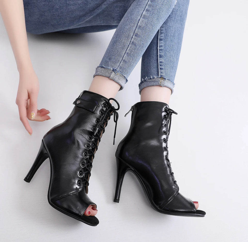 Damen Party Stiefel 2020 Damen Sexy Stilettos High Heels Schuhe Damen Latein Tanzschuhe Latein 2020 Für den Ballsaal