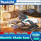 Makita 6 Zoll Kettensäge Elektrische Säge 18V Handheld Tragbare Holzfäller Kettensäge Gartenbeschneidung Holz Elektrowerkzeug
