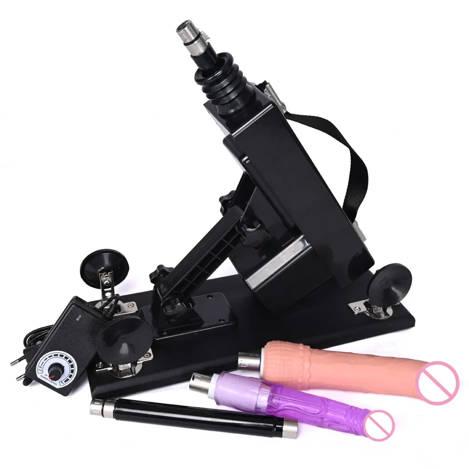 ROUGH BEAST Sexmaschine für Frauen und Männer mit Dildoaufsatz, automatische Masturbationsmaschine, 3XLR-Anschluss, Sexspielzeugprodukte