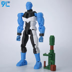 9L3D Gedruckte Deadpool Wolverine Batman Spider-Man Venom Actionfiguren Dummy13 Lucky13 T13 Anime Modell Spielzeug Sammlerstücke Geschenke