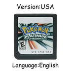 Pokemon Serie DS Spielmodul Videospielkonsole Karte HeartGold SoulSilver Diamond Platinum Pearl Mehrsprachig für NDS 3DS
