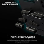 NEUE TRIMUI BRICK Hammer Handheld-Spielkonsole 3,2'' IPS-Bildschirm Linux-System Metallgehäuse Tasten-LED-Beleuchtung Kostenlose Tastenkappen-Geschenke
