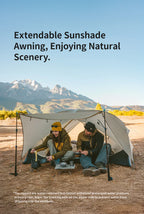 Naturehike Mongar UL 2 Zelt 2 Personen Trekkingzelt 20D Ultraleichtes Reisezelt Wasserdichtes Wanderzelt Überlebenszelt Outdoor Camping Zelt