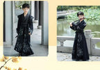Gut aussehende Jungen Verbesserter Hanfu Orientalischer chinesischer Stil High-End Tang Anzug Kinderauftritt Schwertkämpfer Traditionelles altes Kostüm