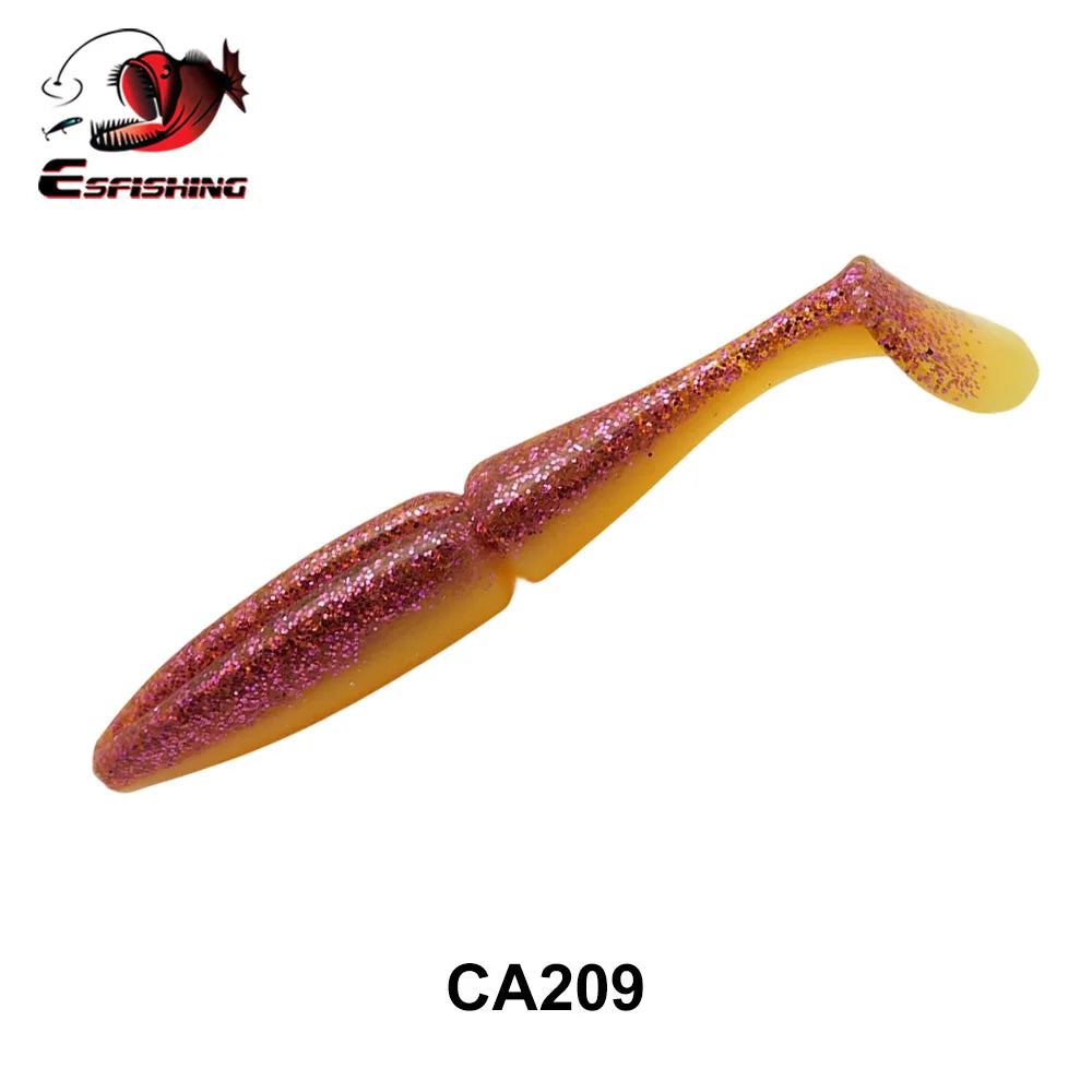 ESFISHING Angelköder Easy Shiner 100mm125mm155mm 200mm pesca isca artificial Silikonköder Leurre Souple Hecht Barsch