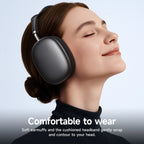 hoco Over-Ear Bluetooth 5.4 Kopfhörer Sport Kabellose Ohrhörer Headsets mit Mikrofon für Telefonate Stoff-Ohrpolster