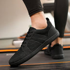 FANCYLEE Klassische Damen GAT Barfuß-Sneaker Retro Wildleder Minimalistische Walkingschuhe Weite Passform Zero Drop Freizeitschuhe Größe 36-41