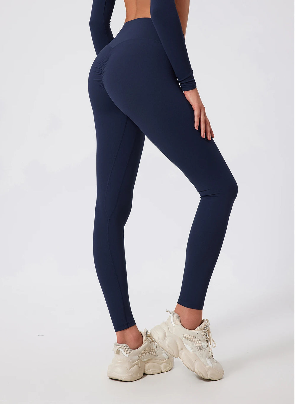 Neue Sommer High Waist Sport Leggings Damen Stretch Gymnastikhose Damen Lauf-Workout-Leggings Weibliche weiche Strumpfhose Push Up Yoga Hose
