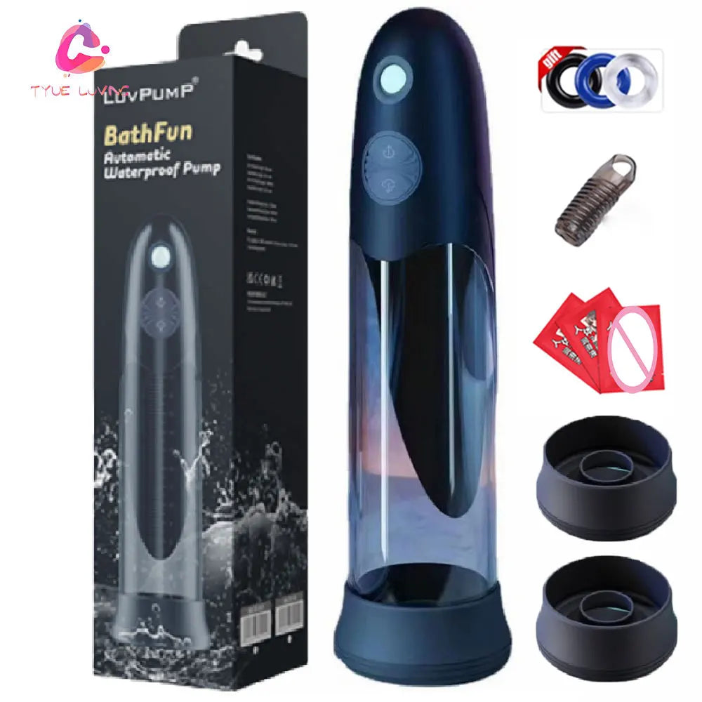 Penispumpe Penisverdicker Penis-Trainer Sexspielzeug für Männer Elektrische Sexspielzeuge Penisvergrößerung für Männer Penisstreckgeräte