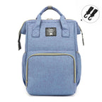 Wickeltasche Baby Wickeltasche Wasserdichter Rucksack Mode Mama Mutterschaft Markenrucksack für Mütter