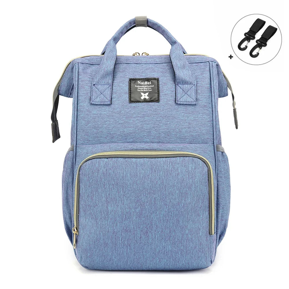 Wickeltasche Baby Wickeltasche Wasserdichter Rucksack Mode Mama Mutterschaft Markenrucksack für Mütter