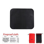 Neue Outdoor-Camping feuerfeste Matte Picknick Barbecue Isolationsmatte flammhemmend Hochtemperatur-Feuerdecke Fiberglasmatte