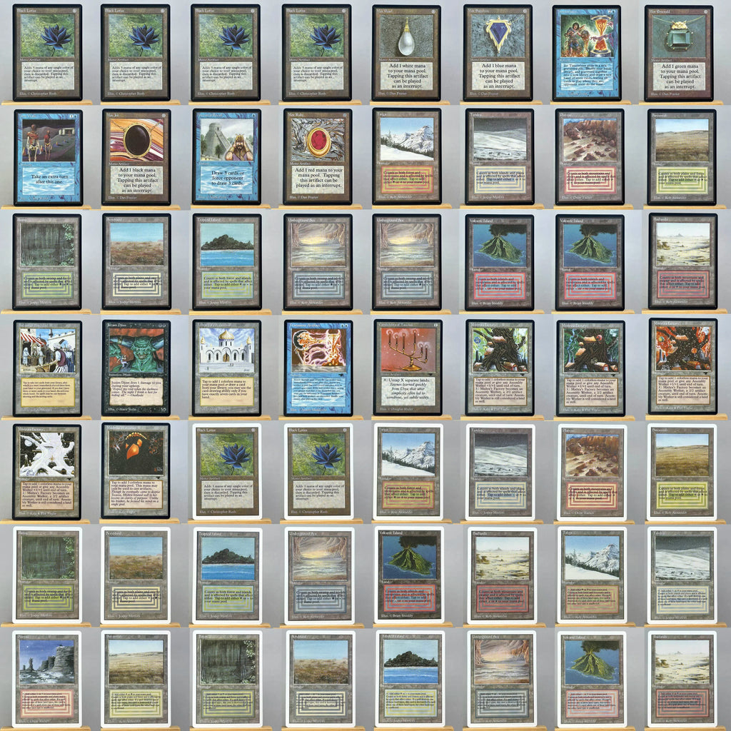 unbegrenzt Revised MIX2/002 Tcg Dual Lands unbegrenzt Proxy Magickarten Tundra Savanne Heimspiel Revised Untergrund Gathering