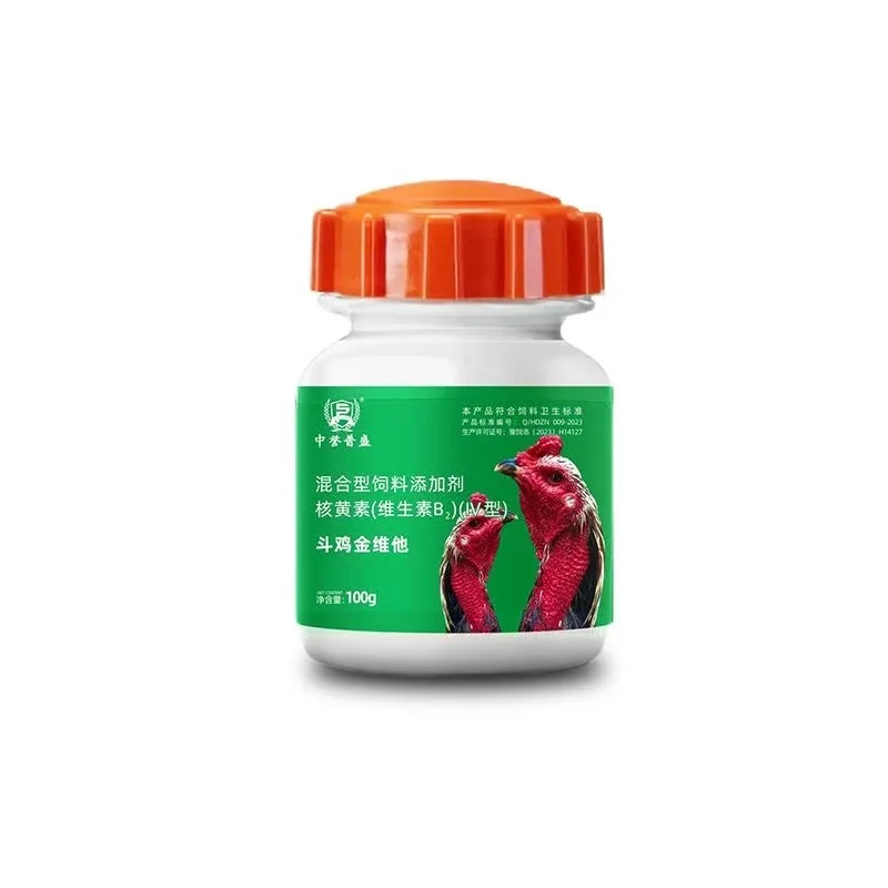 100g Kampfhähne Vitamin Komplex Multivitamin Präparat mit 13 essentiellen Vitaminen Stärkt das Immunsystem, beugt Gicht und schwachen Beinen vor