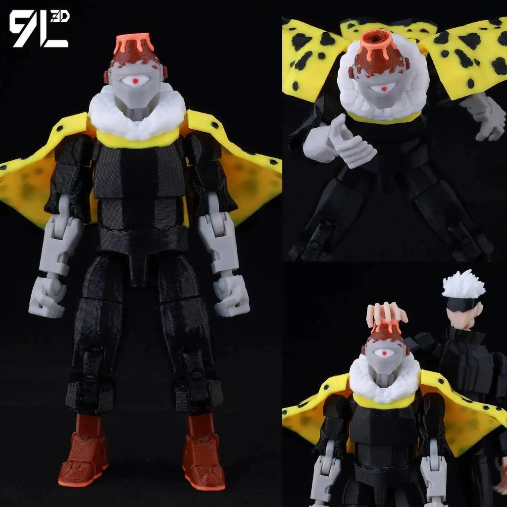 9L3D Lucky13 Gojo Sukuna Jujutsu Fushiguro Toji Gojo Satoru Actionfigur Dummy13 T13 Mehrgelenkige Sammlerstücke Titan13