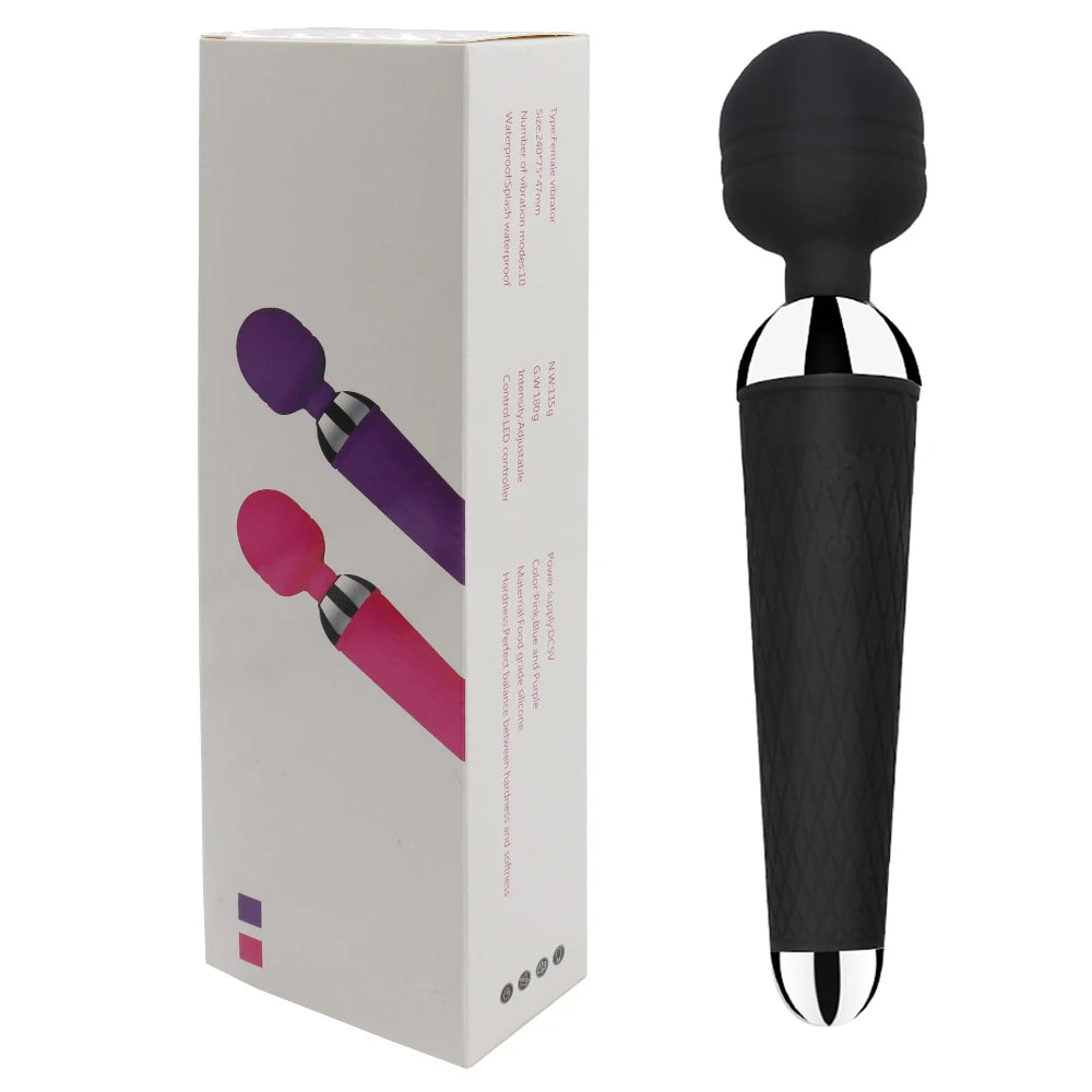 Leistungsstarke AV Vibratoren für Frauen USB-Lade Magic Wand Massagegerät Klitorisstimulator Wellness Erotik Sexspielzeug Masturbator Produkt