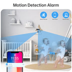 Lenovo Dual-Lens HD IP Überwachungskamera 8MP WLAN-Kamera für den Innenbereich Automatische Verfolgung Farb-Nachtsicht-CCTV Audio-Video-Überwachungskamera