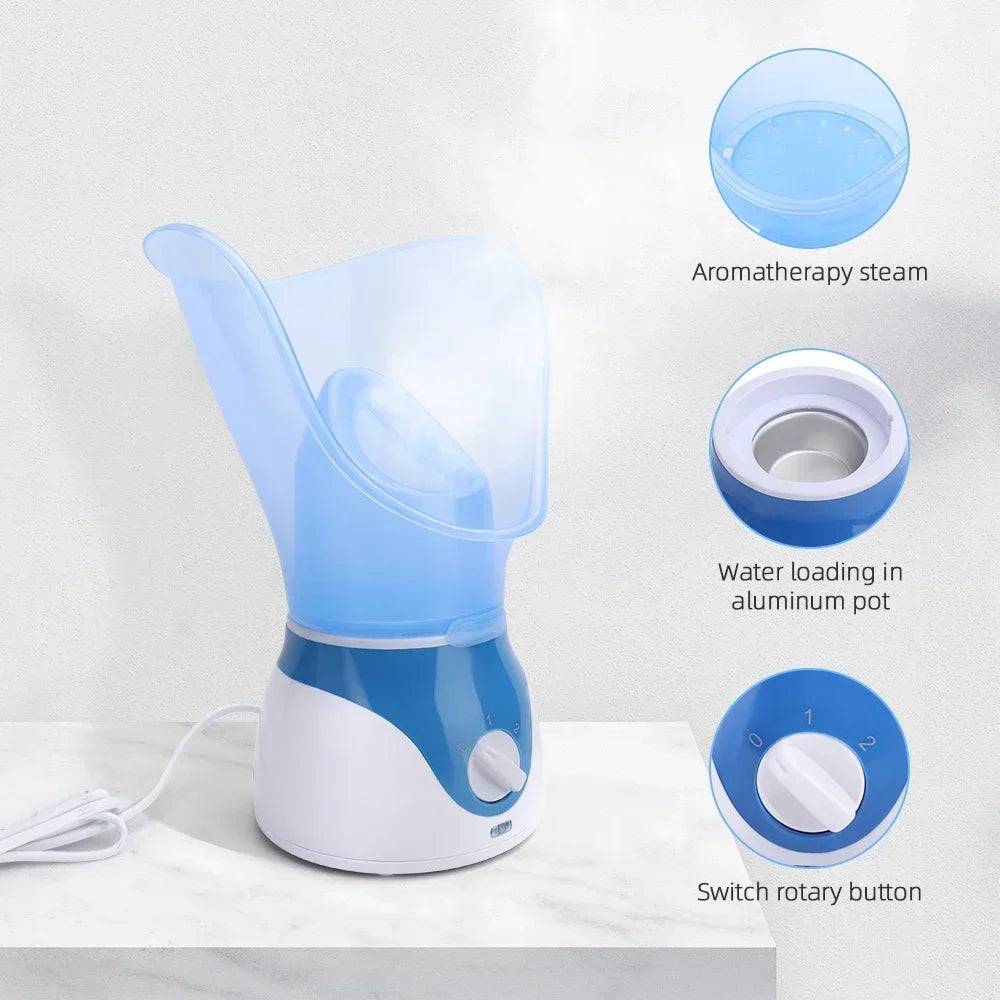 Gesichtsdampfer Gesichtsdampfgerät Hautbefeuchter Porenreiniger Gesichtsdampfgerät Heißdampfer Home SPA Maschine Hautpflege Luftbefeuchter