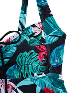2026 Tankini-Set Geblümte Bademode Damen Zweiteiliger Badeanzug Damen Strandkleid Badegäste Baden Schwimmen Badeanzug Strandbekleidung XXL