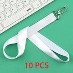 10 Pcs/lot Custom logo lanyard Neck Rope Keychain Personal Print With My Logo Company Name Wholesale of customized Landyard