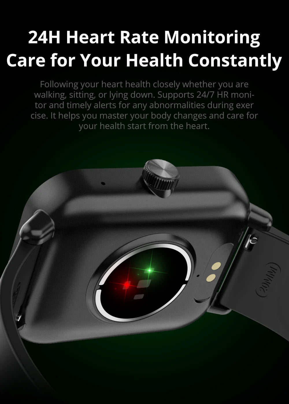 COLMI P81 Smartwatch mit Anruffunktion, Ultra 1,9 Zoll Bildschirm, 24 Std. Gesundheitsüberwachung, über 100 Sportmodi, Bluetooth Smartwatch für Herren und Damen