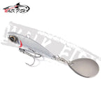 WALK FISH 7g 11g 15g 21g Spinnerbait Metall VIB Angelköder rotierender Schwanz Vibration Pailletten Japan Wobbler Trollingköder Pesca