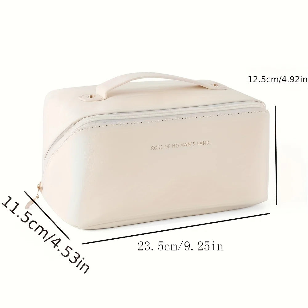 Schmink-Organizer, Kulturtasche für Frauen, Make-up-Etui, Aufbewahrungstasche, Luxus-Damenbox, Kosmetiktasche, Organizer-Tasche für Reisen mit Reißverschluss
