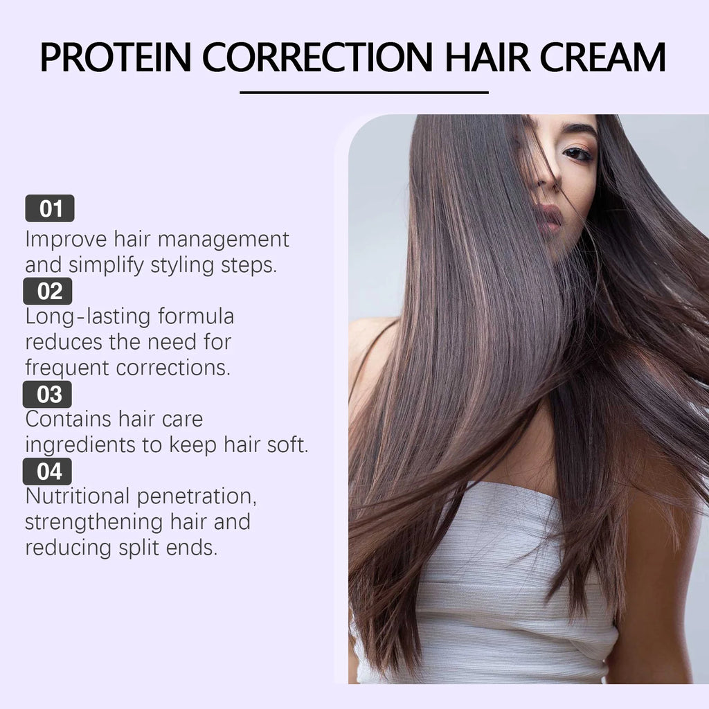 250g Keratin-Glättende Haarmaske Haare wiederherstellen, weicher machen, Glanz verleihen, Glätteisen Tiefenreparatur-Conditioner für trockenes, geschädigtes, krauses Haar