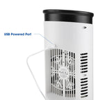Desktop-Klimaanlagenlüfter 300 ml Wasser-/Eiskühlungsventilator 6 Geschwindigkeiten Kleiner Klimaanlagen-Luftbefeuchter-Kühlerlüfter mit Umgebungslicht