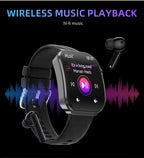LIGE Neue 2,2-Zoll 3D Gebogenes Display Smartwatch Mit LED-Licht Thermometer Gesundheitsmonitor Smartwatch BT Anruf Sport Fitness Uhr