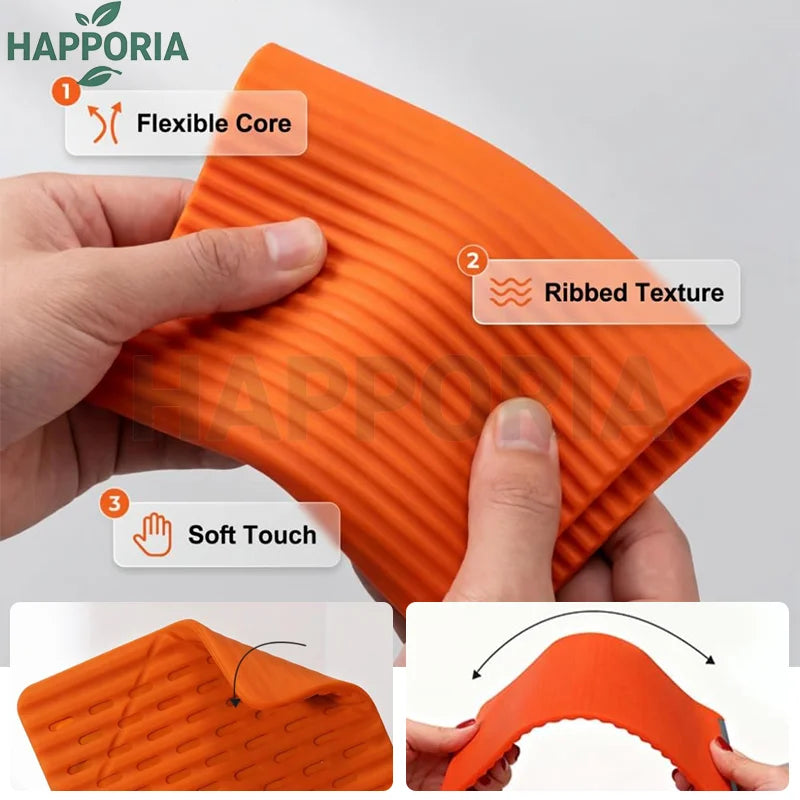 HAPPORIA Tragbarer faltbarer Silikon-Handyhalter Flexibler, biegsamer, mehrfach verstellbarer Ständer für Universal-Handy-Tablet