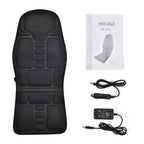 Massagesitzauflage Elektrisch Heizend Vibrationsmassage Nacken Rücken Körperkissen Massage für Auto Zuhause Lendenwirbelmatratze