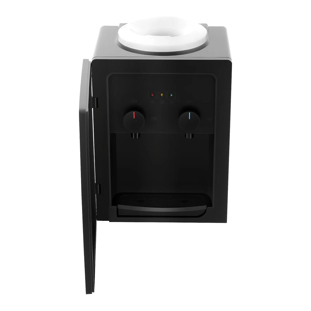 550W Tisch-Wasserspender Edelstahl-Innenbehälter PP-Material 270x235x370mm 3kg Schnelles Heizen & Kühlen Dual-Use Wasserspender