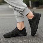 FANCYLEE Klassische Damen GAT Barfuß-Sneaker Retro Wildleder Minimalistische Walkingschuhe Weite Passform Zero Drop Freizeitschuhe Größe 36-41